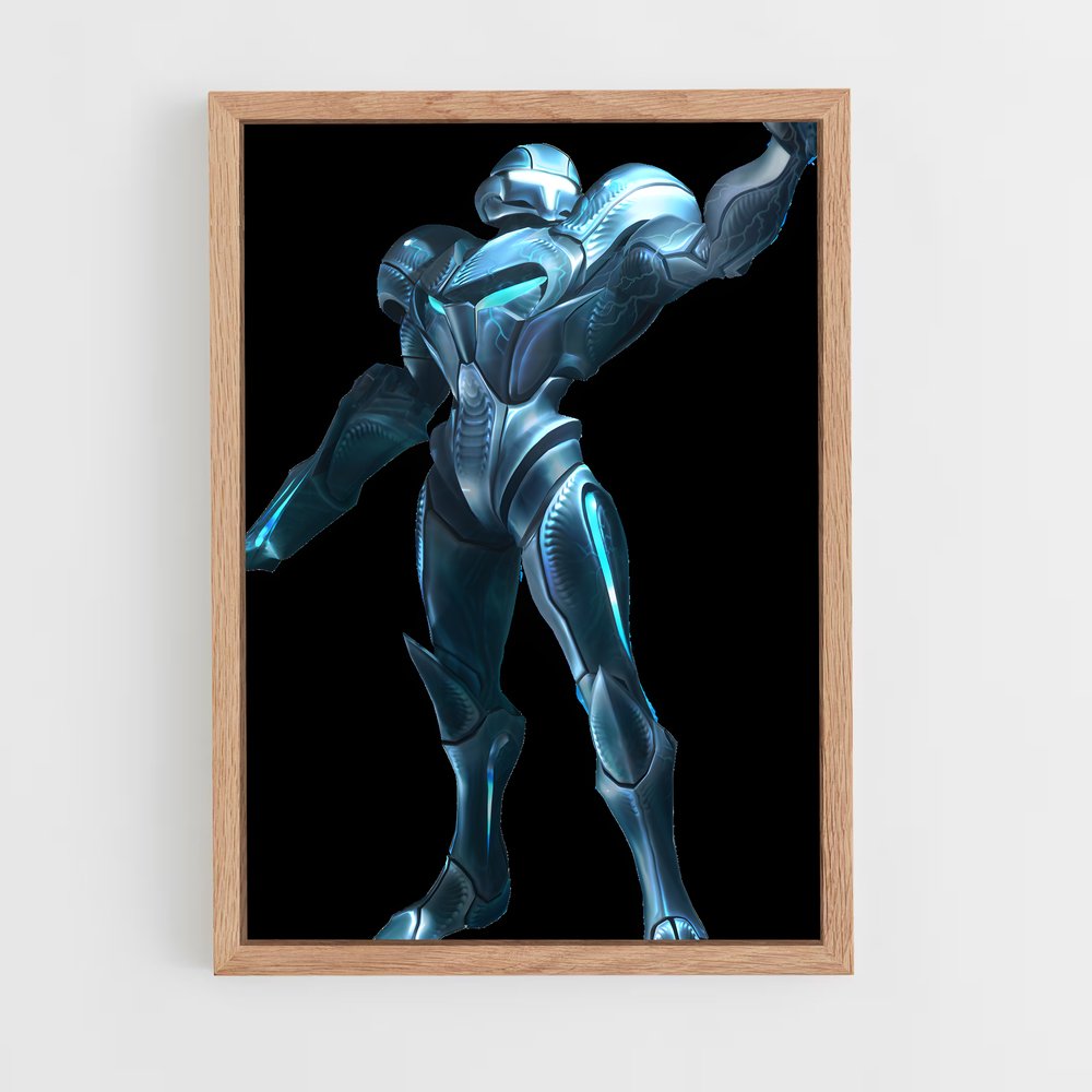 Poster Samus Éthérée – affiche Metroid (vue 4)